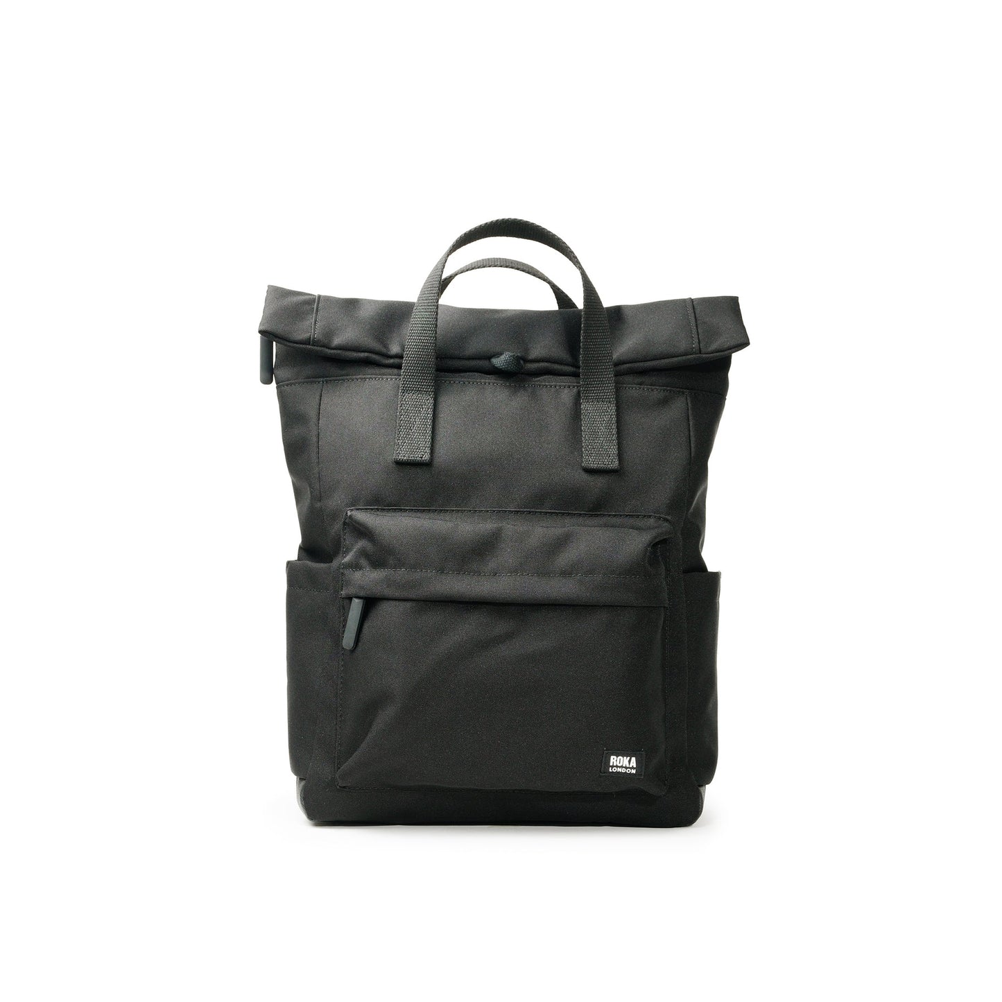 'Canfield B' Backpack - All Black Edition in Recycled Canvas