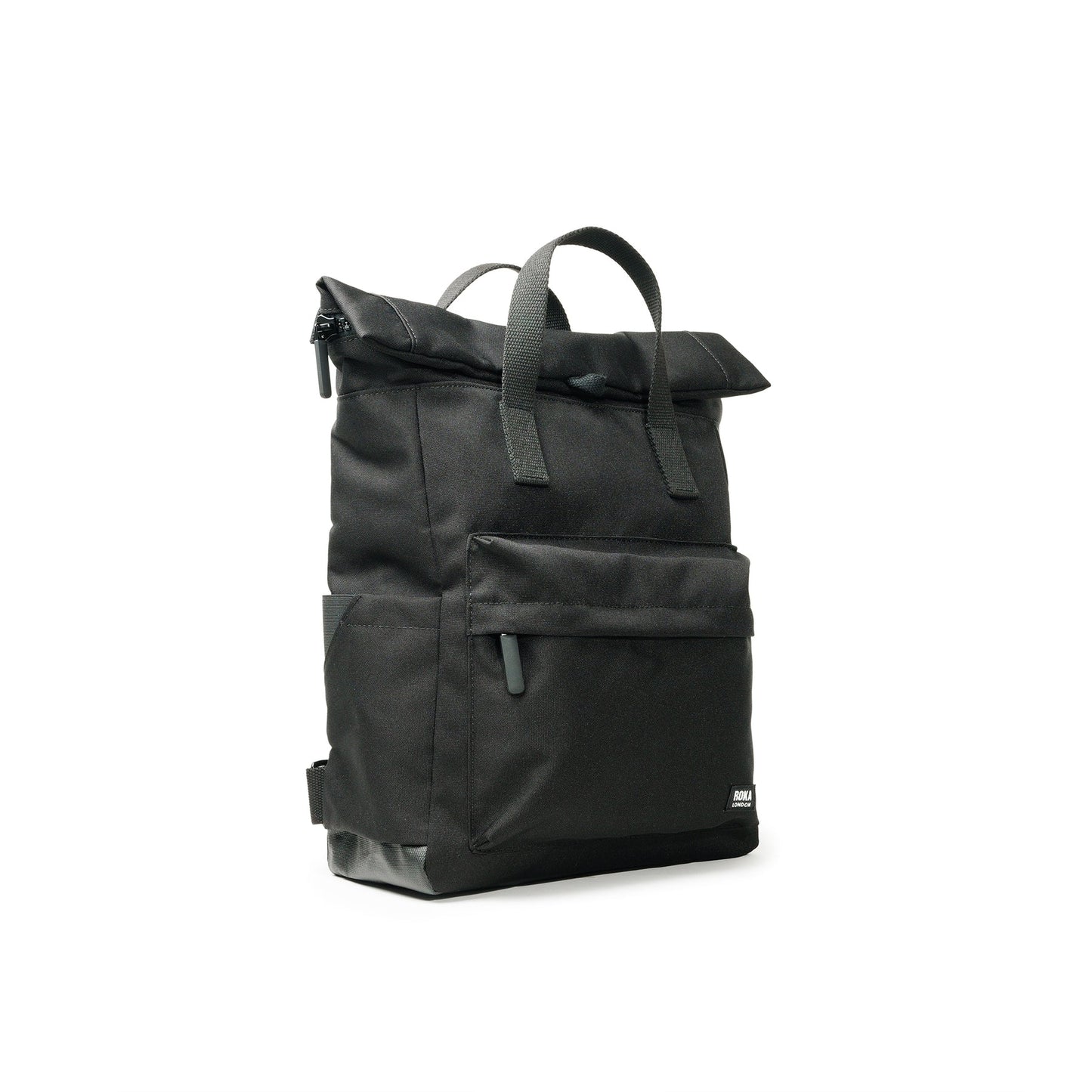 'Canfield B' Backpack - All Black Edition in Recycled Canvas