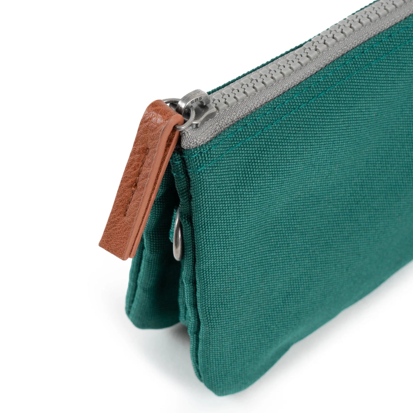 'Carnaby' Small Wallet in Recycled Canvas (Teal)