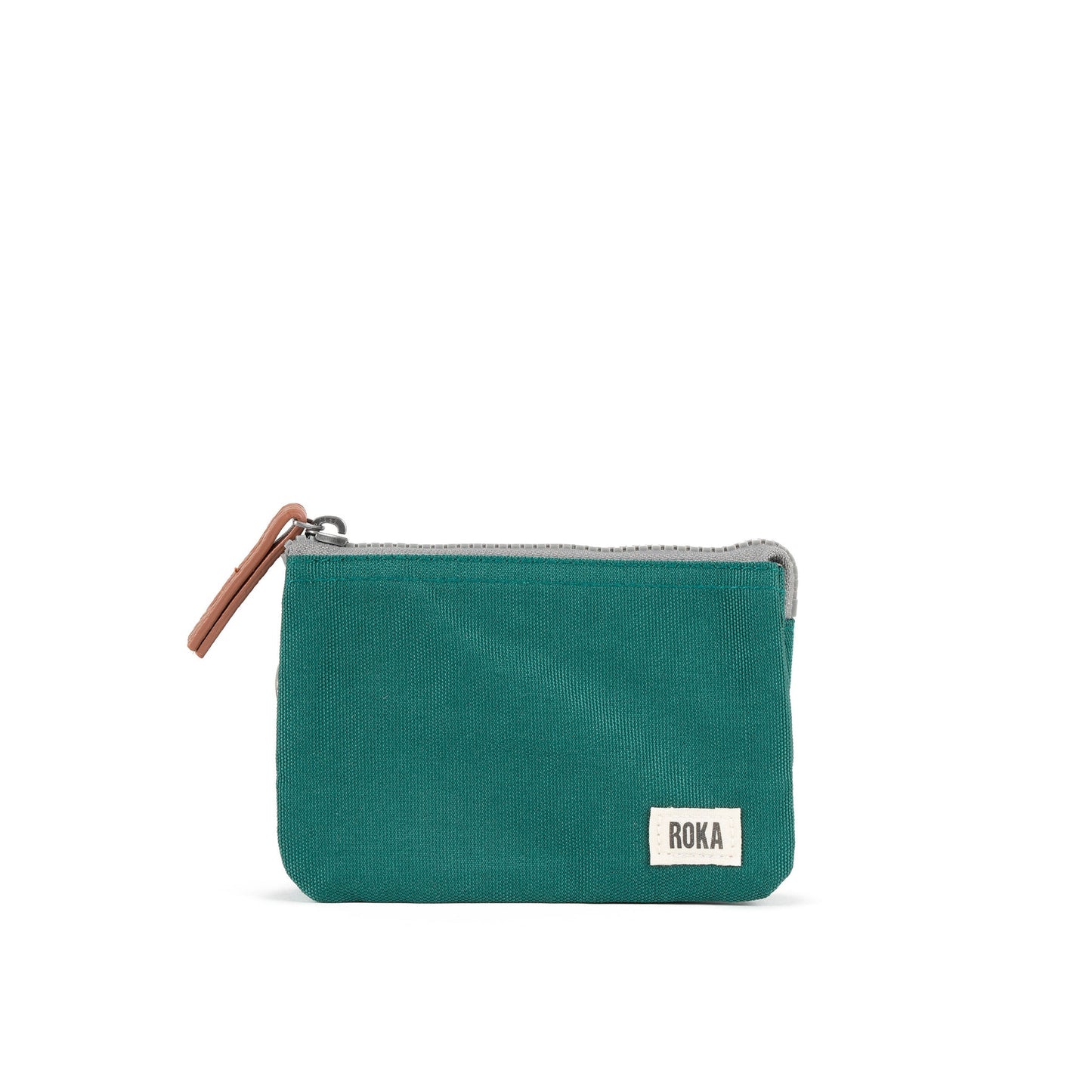 'Carnaby' Small Wallet in Recycled Canvas (Teal)