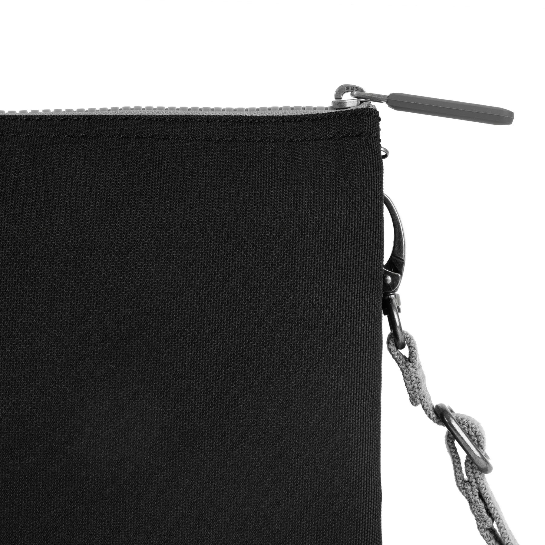 Roka Grey Carnaby XL Recycled Canvas Crossbody Bag