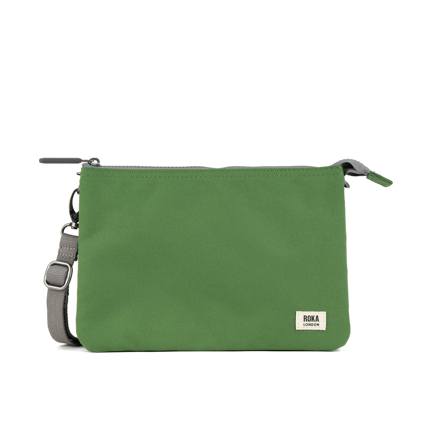 'Carnaby XL' Crossbody Bag in Recycled Canvas - Foliage