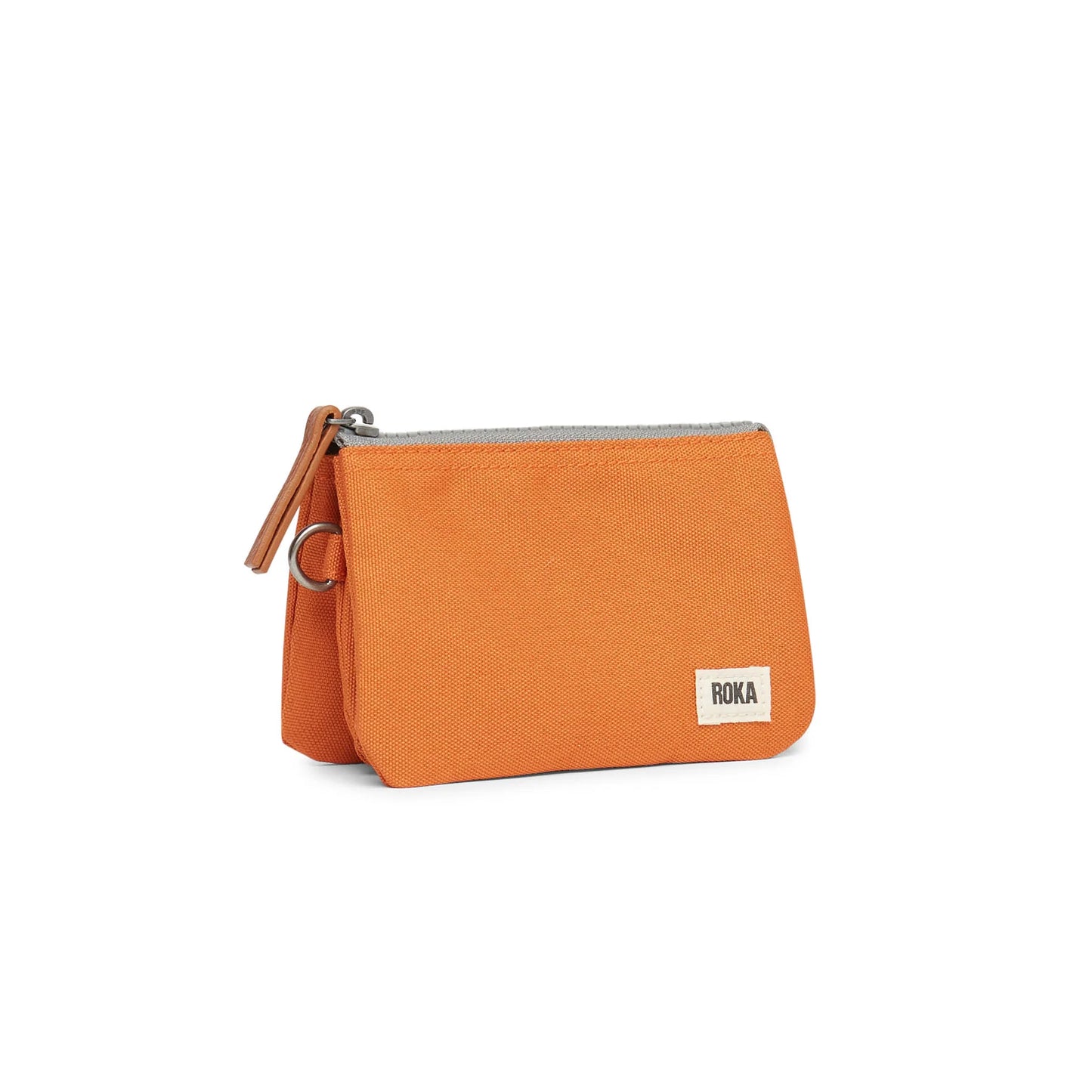 'Carnaby' Small Wallet in Recycled Canvas (Atomic Orange)