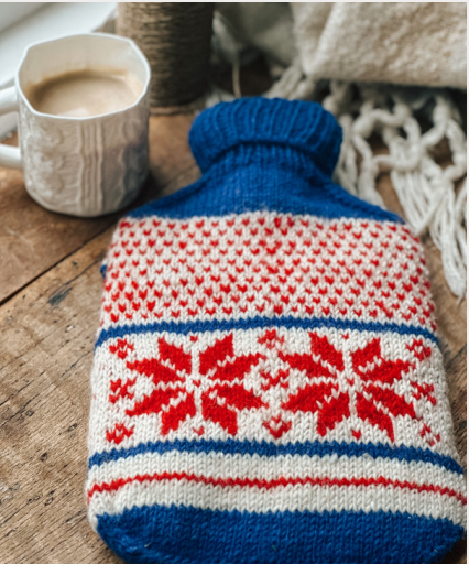 Hot Water Bottle by Cosy Buddha - Snowflake