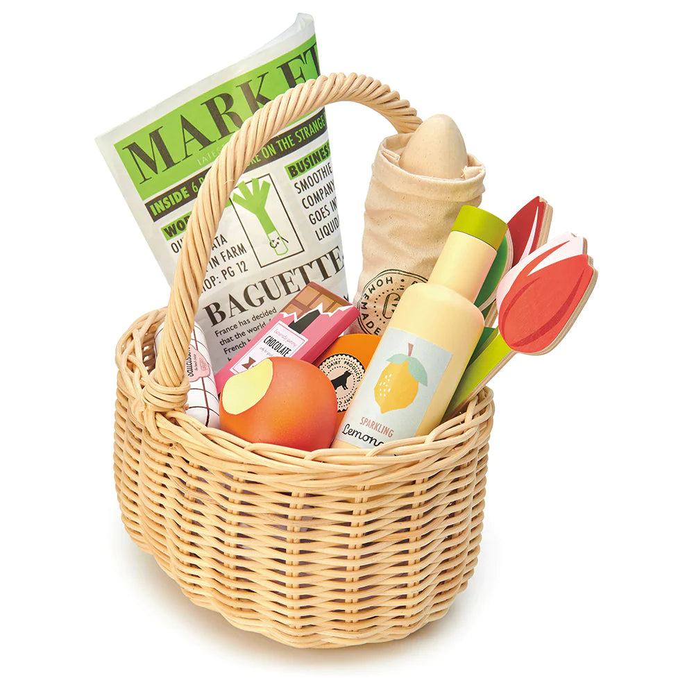 Wicker Shopping Basket