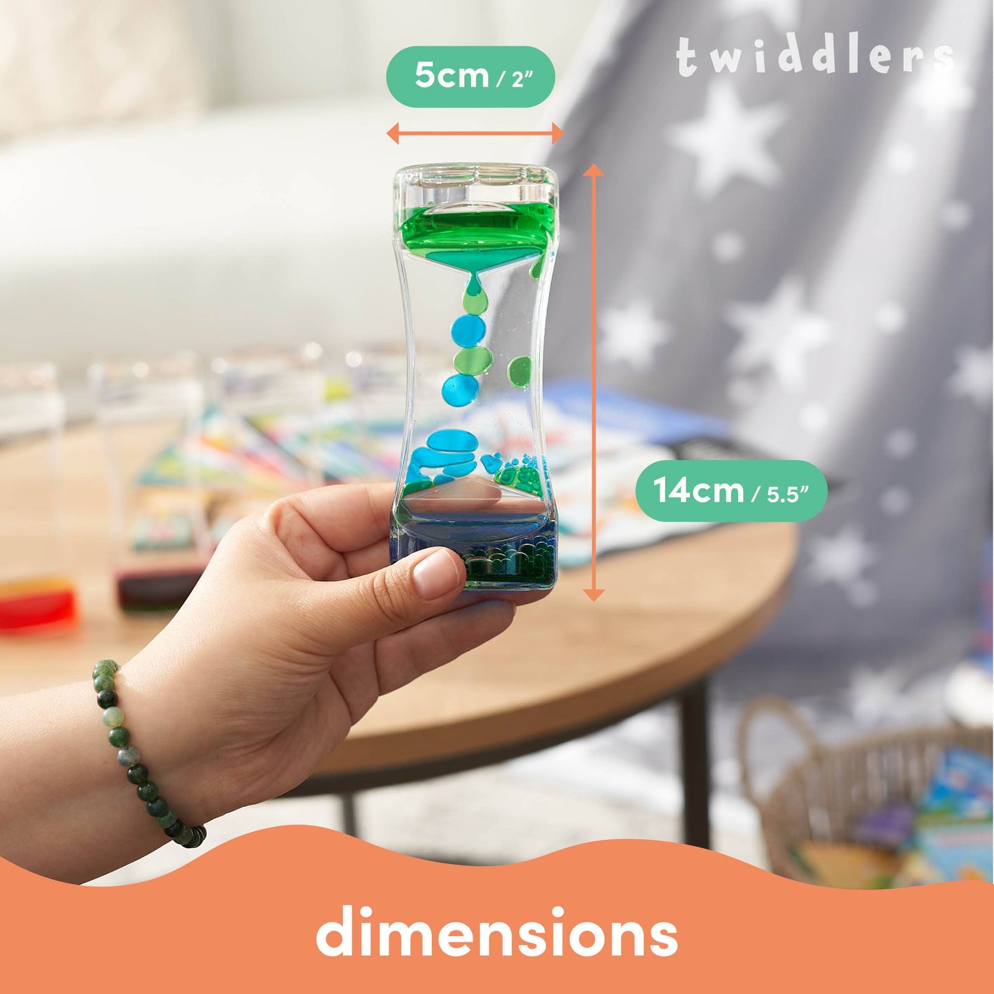 Liquid Motion Timer / Sensory Timer: Blue