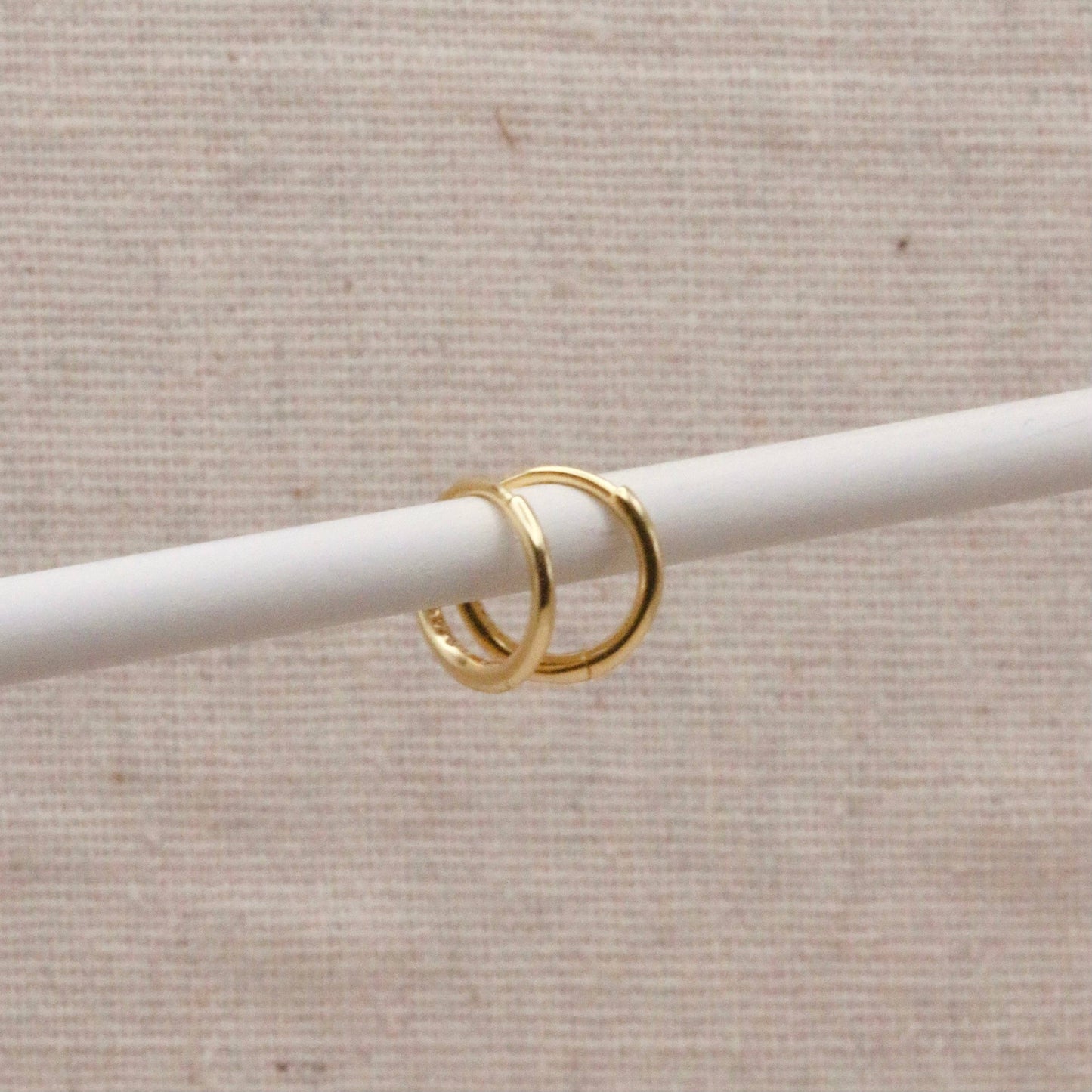 Gold Essential Huggie Hoops