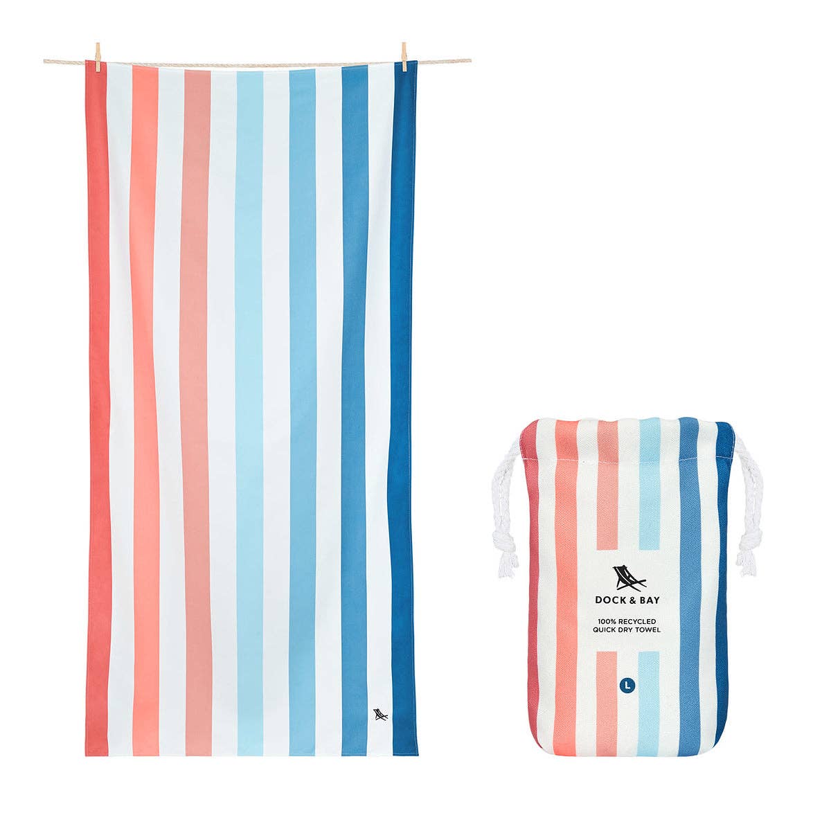 Dock & Bay Quick Dry Towels - Sand to Sea: Extra Large (200x90cm)