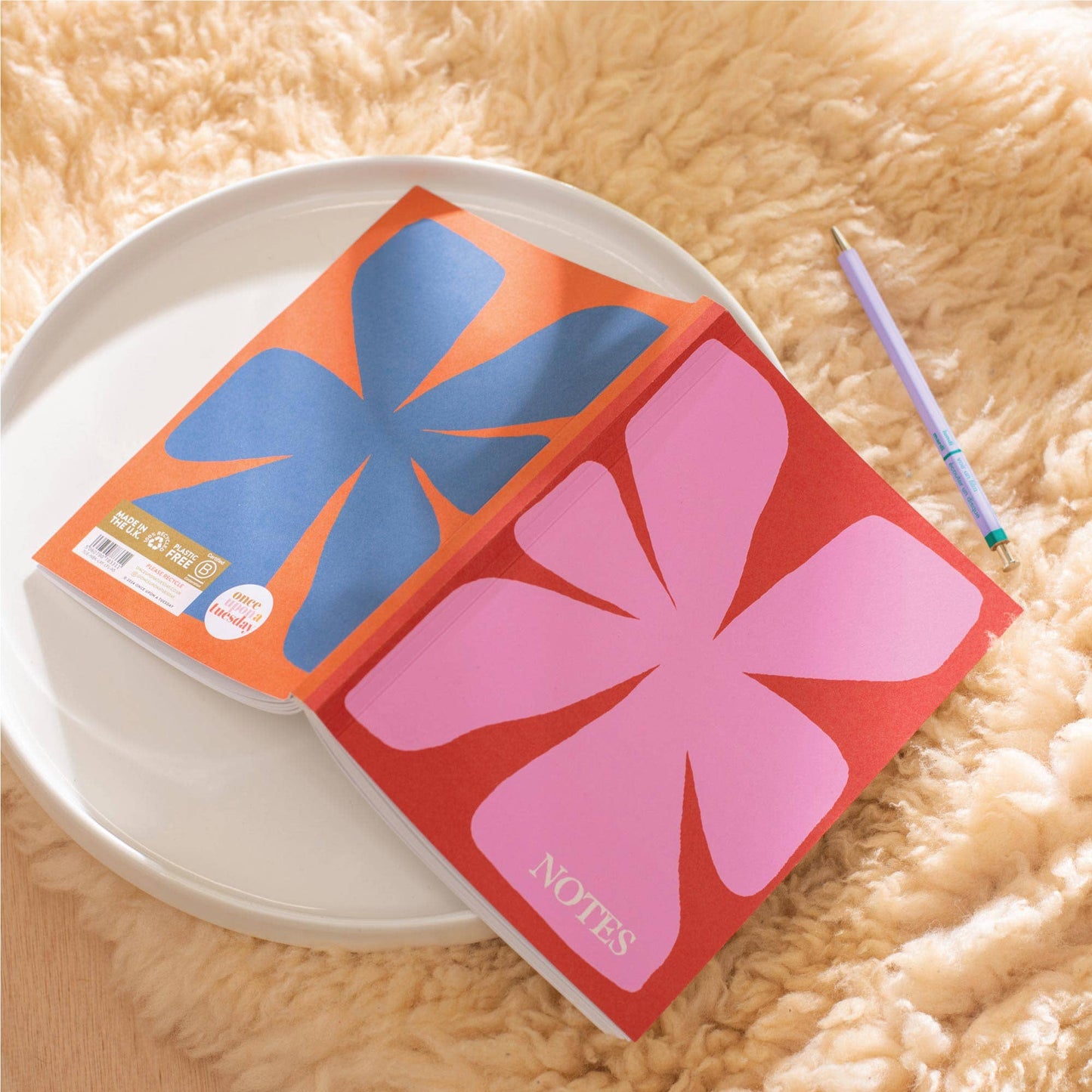 A5 Lay Flat Notebook | Les Fleur | Lined