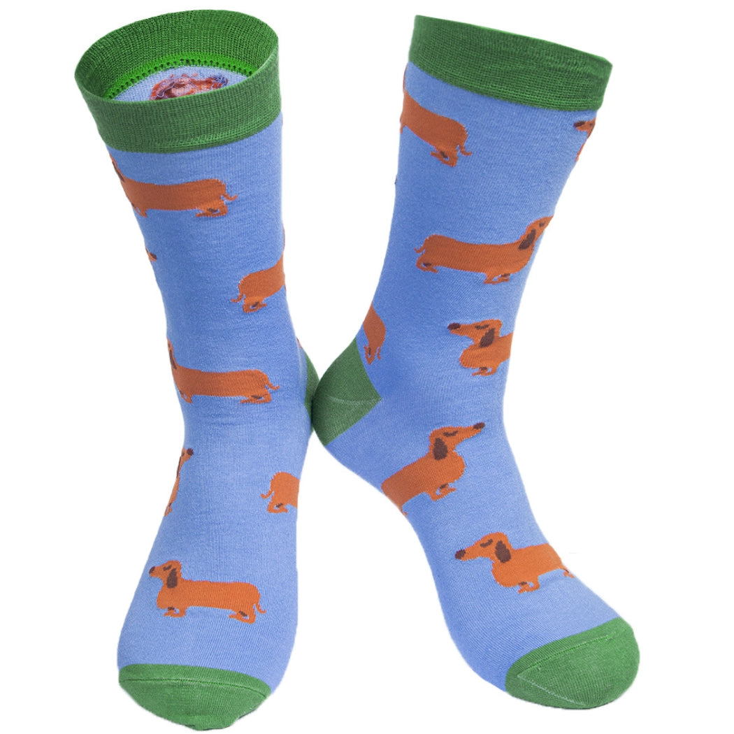 Men's Bamboo Socks  - Dachshund