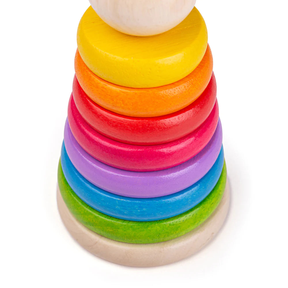 Rainbow Stacking Wooden Toy (12 months+)