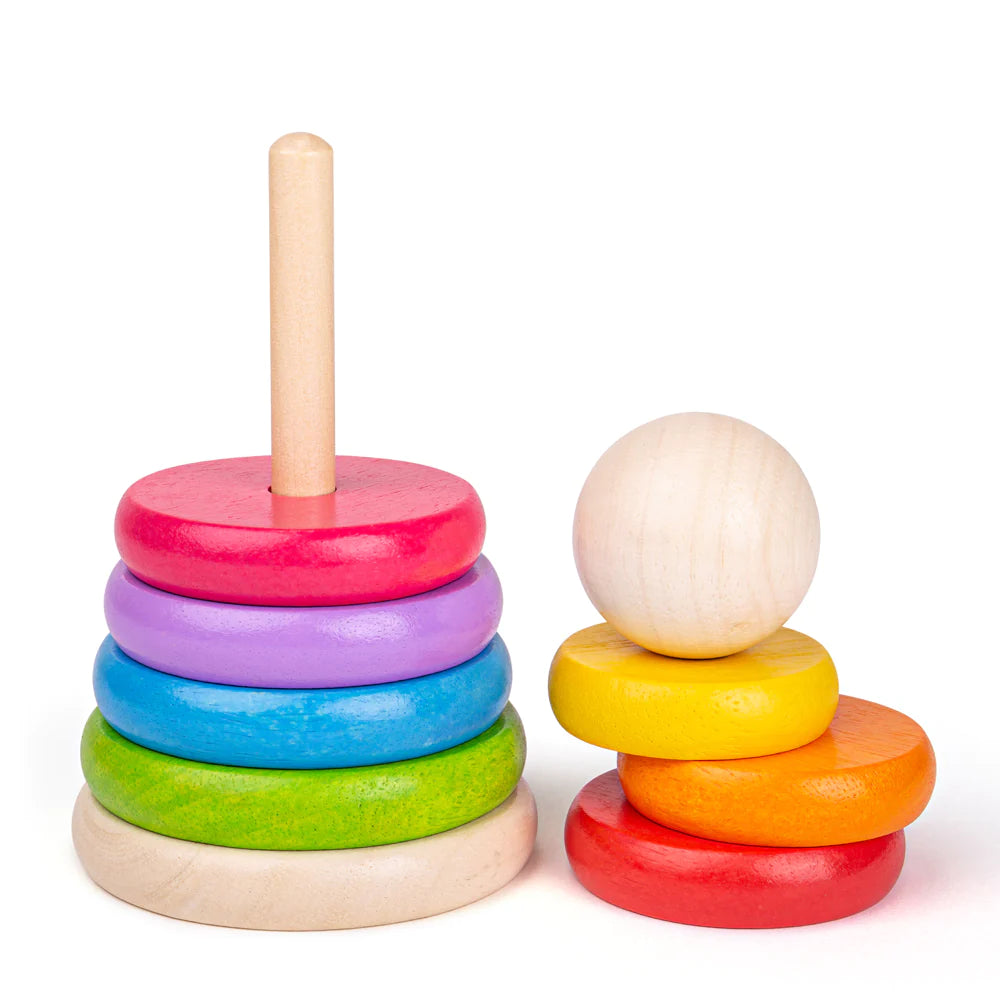 Rainbow Stacking Wooden Toy (12 months+)