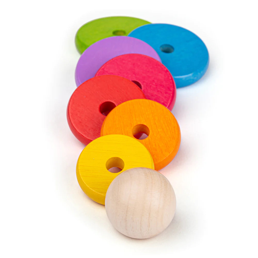 Rainbow Stacking Wooden Toy (12 months+)