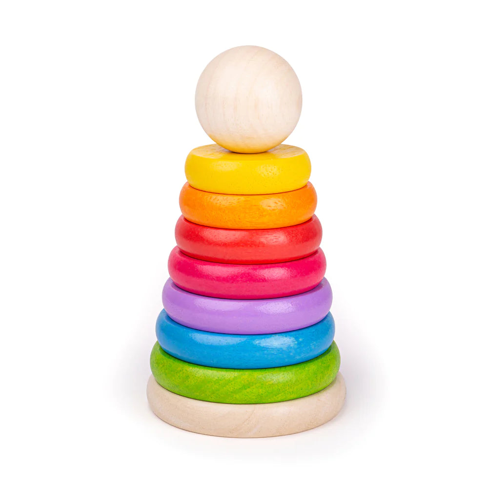 Rainbow Stacking Wooden Toy (12 months+)