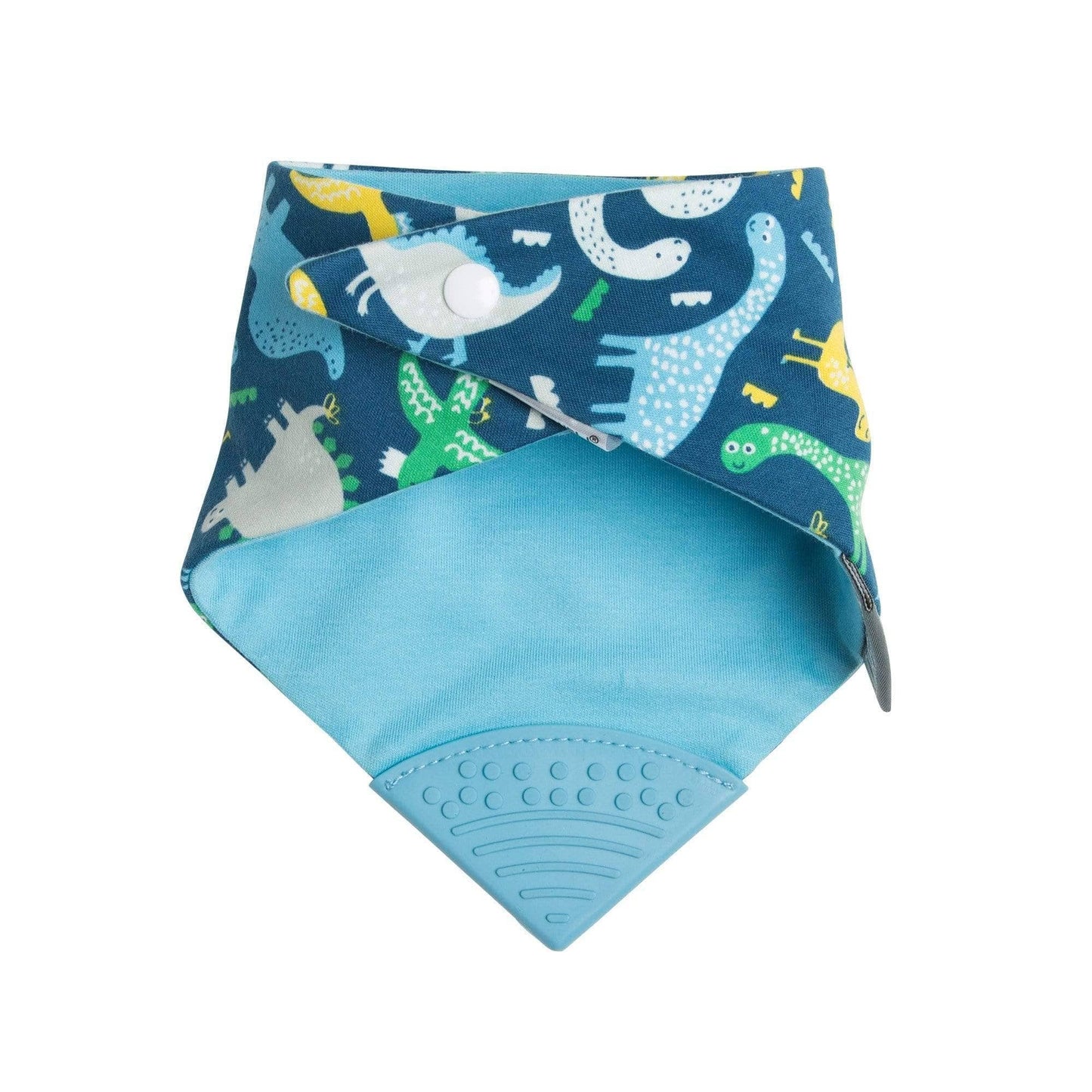 Neckerchew Teething Dribble Bib - Baby Dino