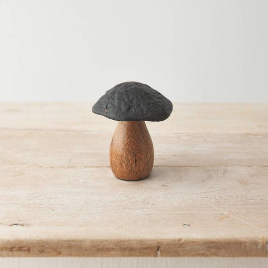 Black Metal Mushroom, 9cm