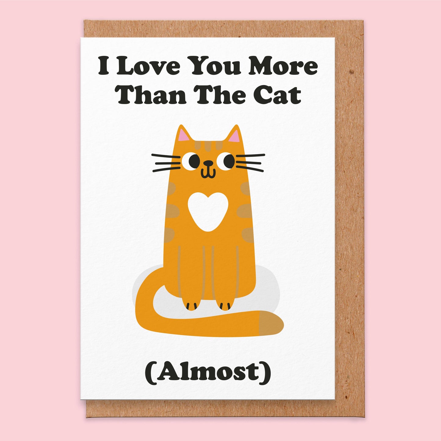 More Than the Cat Greetings Card