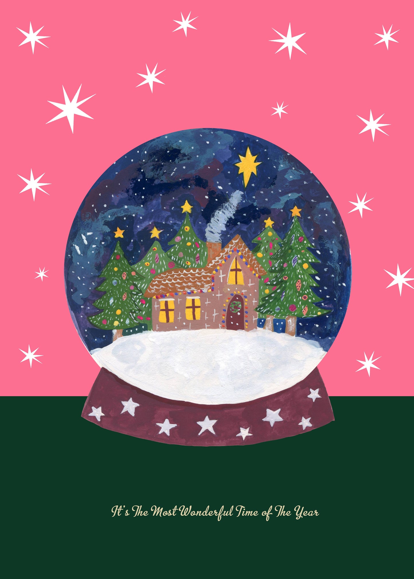 'Magical Christmas Globe' Christmas Greetings Card