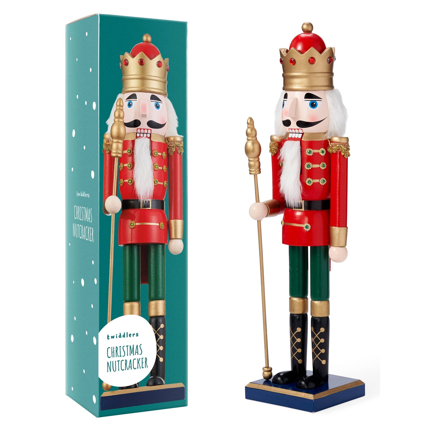 Large Traditional Christmas Wooden Nutcracker