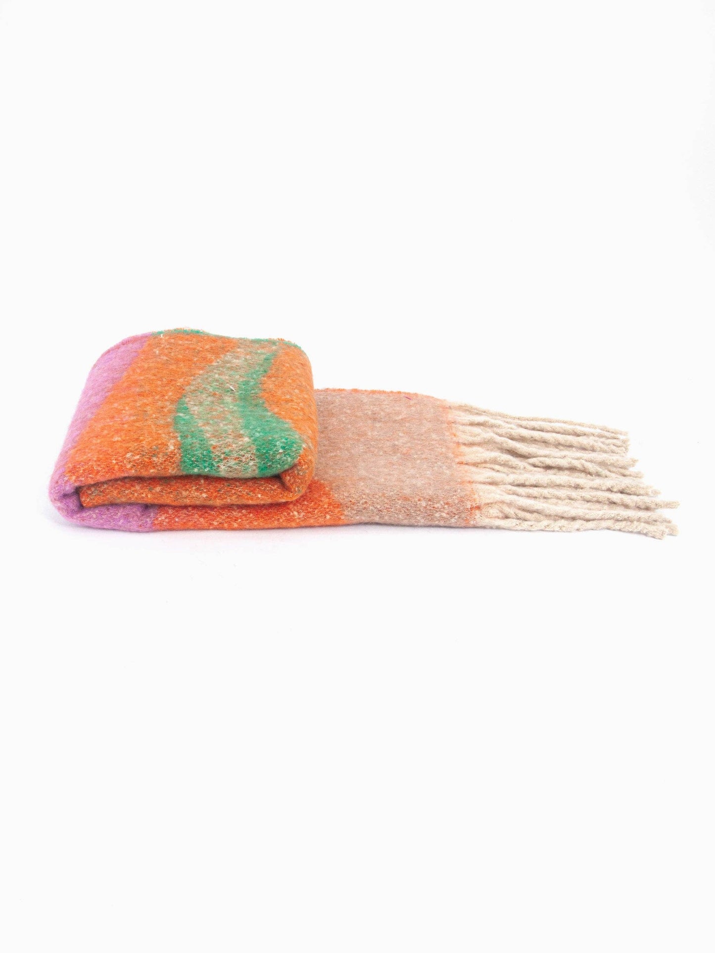 Heavyweight Scarf - Orange/Green