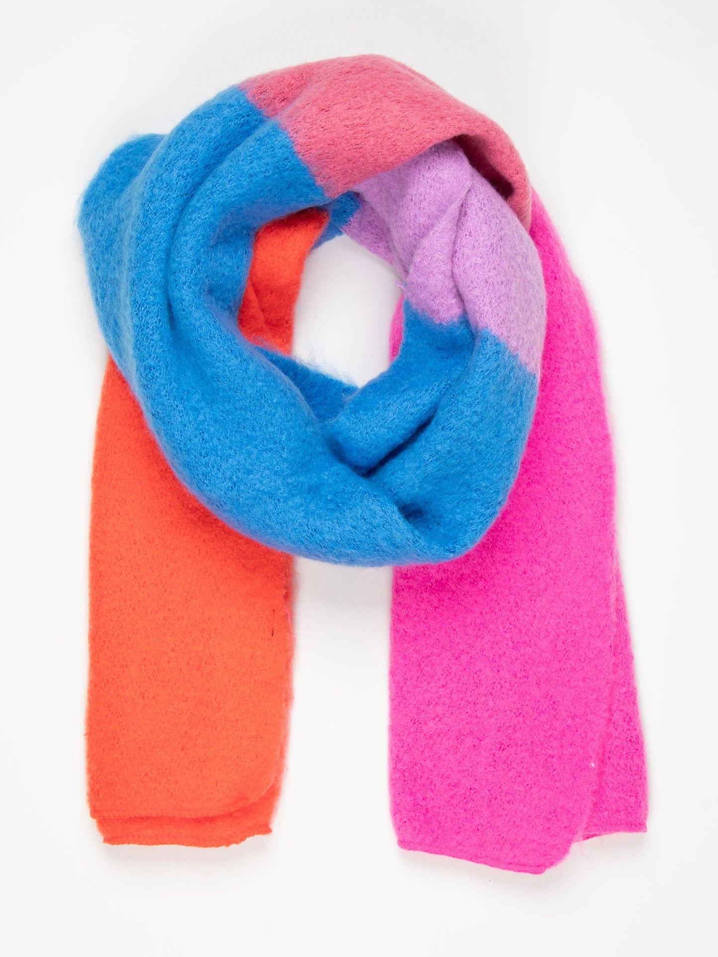 Heavyweight Scarf - Fuchsia Blue