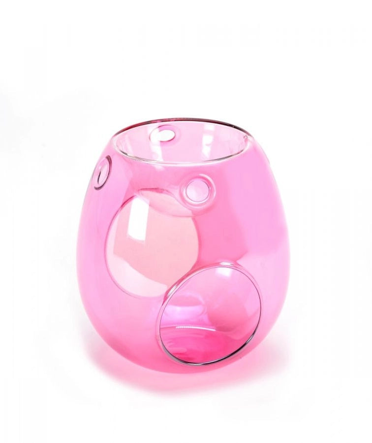 Glass Wax Burner - Pearl Pink