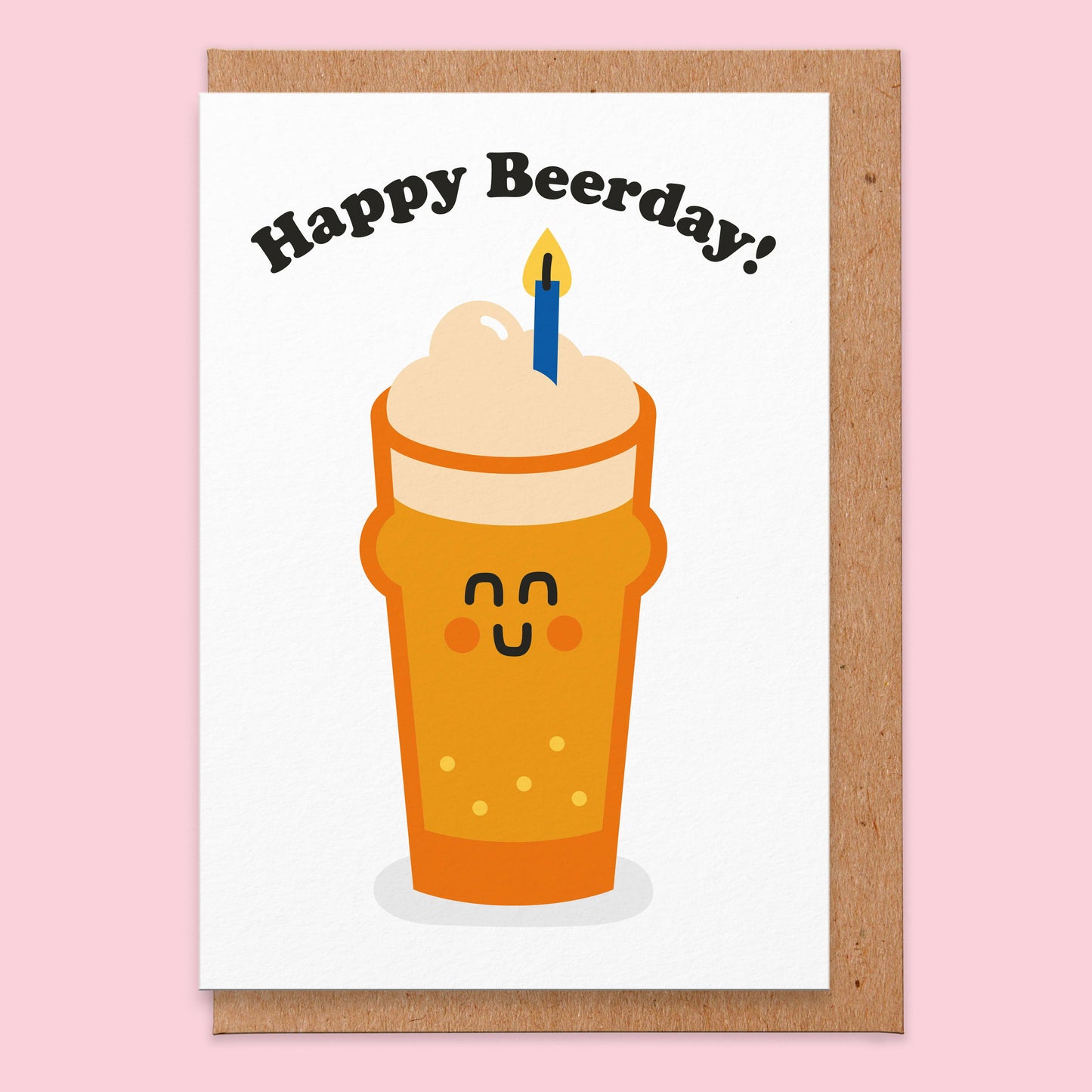 Pint Birthday Card