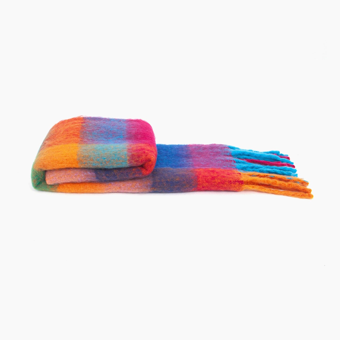 Heavyweight Scarf - Blue/Orange