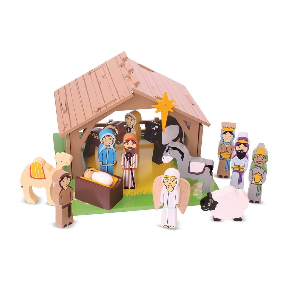 Wooden Nativity Set