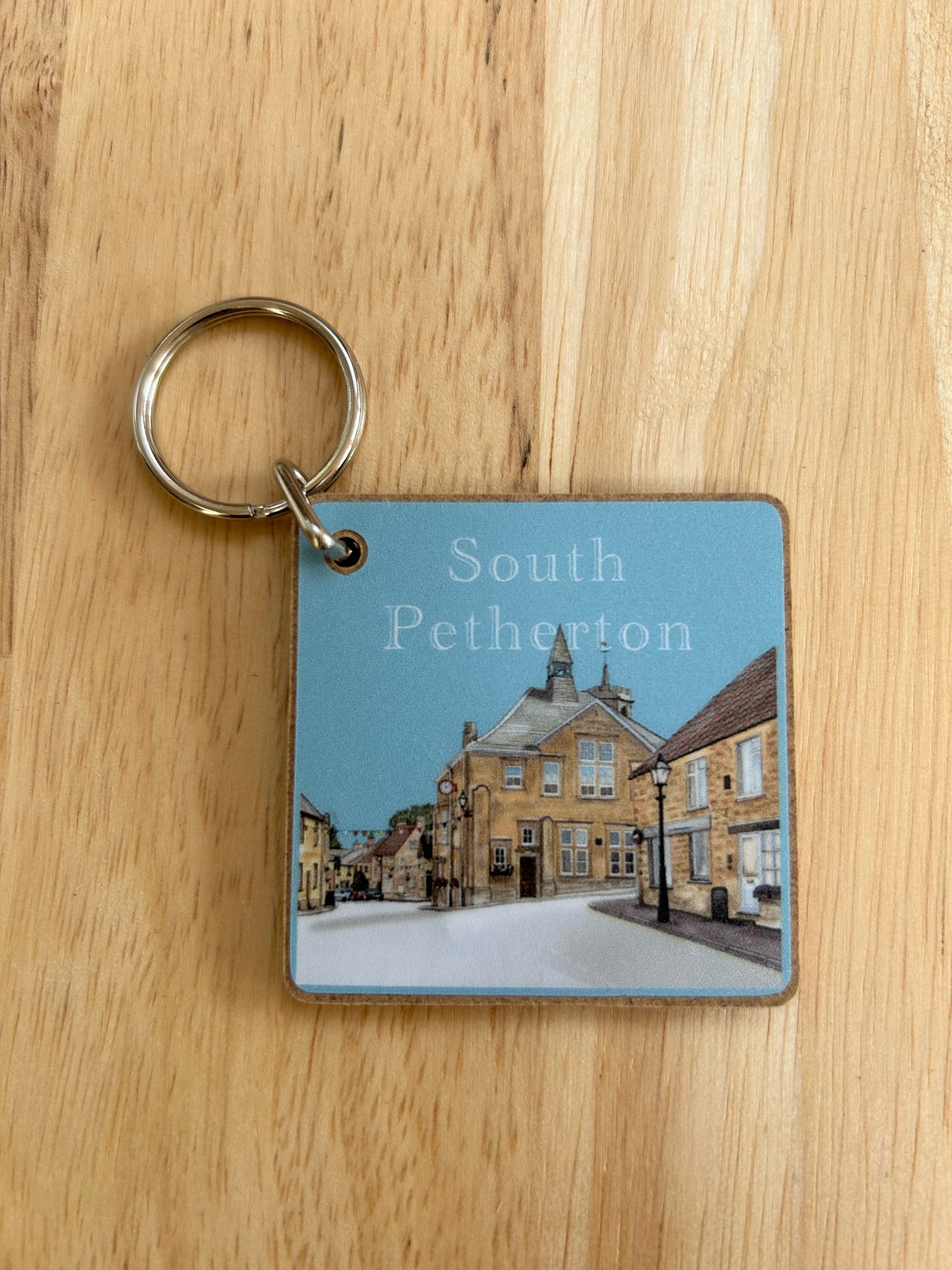 'Village Life' Keyring by Honebon Designs