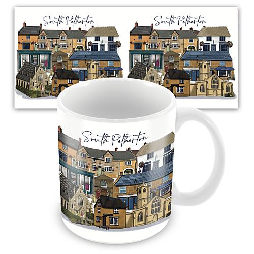 ‘South Petherton’ Ceramic Mug by Honebon Designs