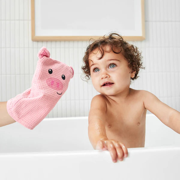 Wash Mitt - Animal - Parker Pig