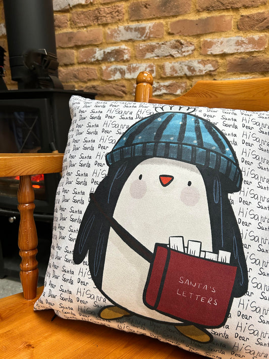 ‘Pip’ Faux-suede Cushion by Honebon Designs