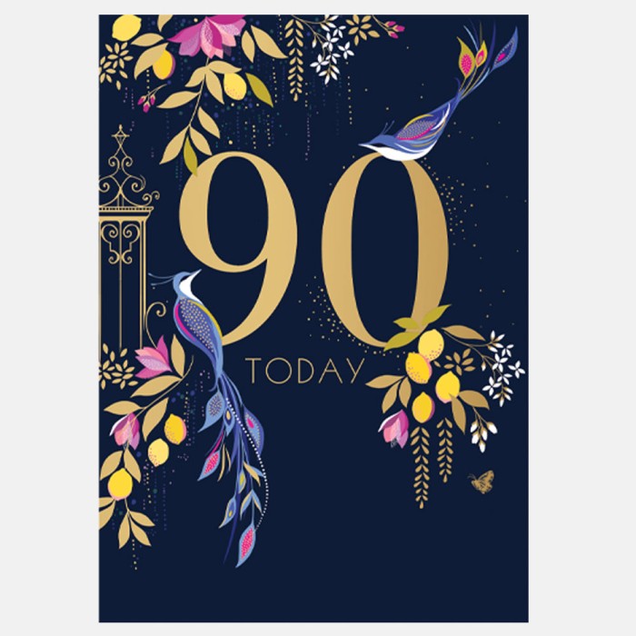 Sara Miller 90th Birthday Card