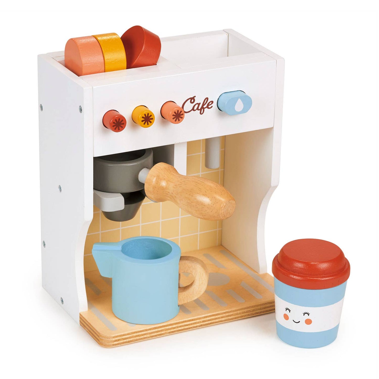 Wooden Toy Barista Set For Kids