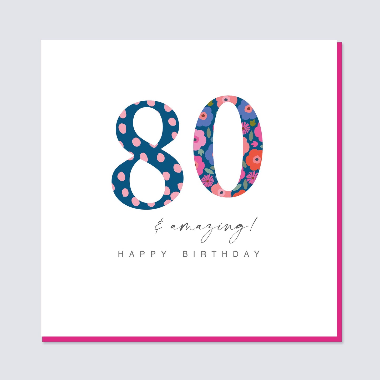 Amazing Age 80 Birthday Card