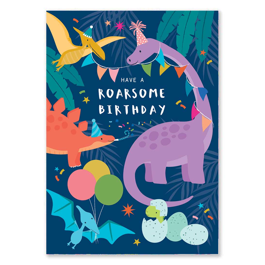 Fun Dinosaur Birthday card