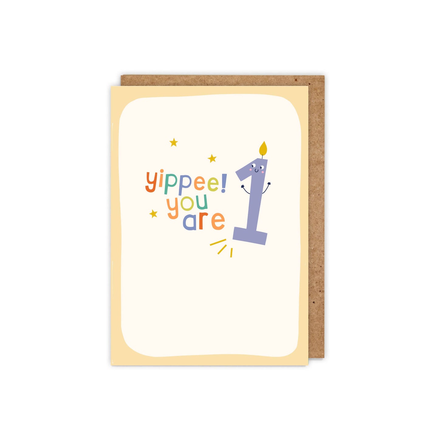 Yippee! You are 1! Cute 1st Birthday Age Greetings Card