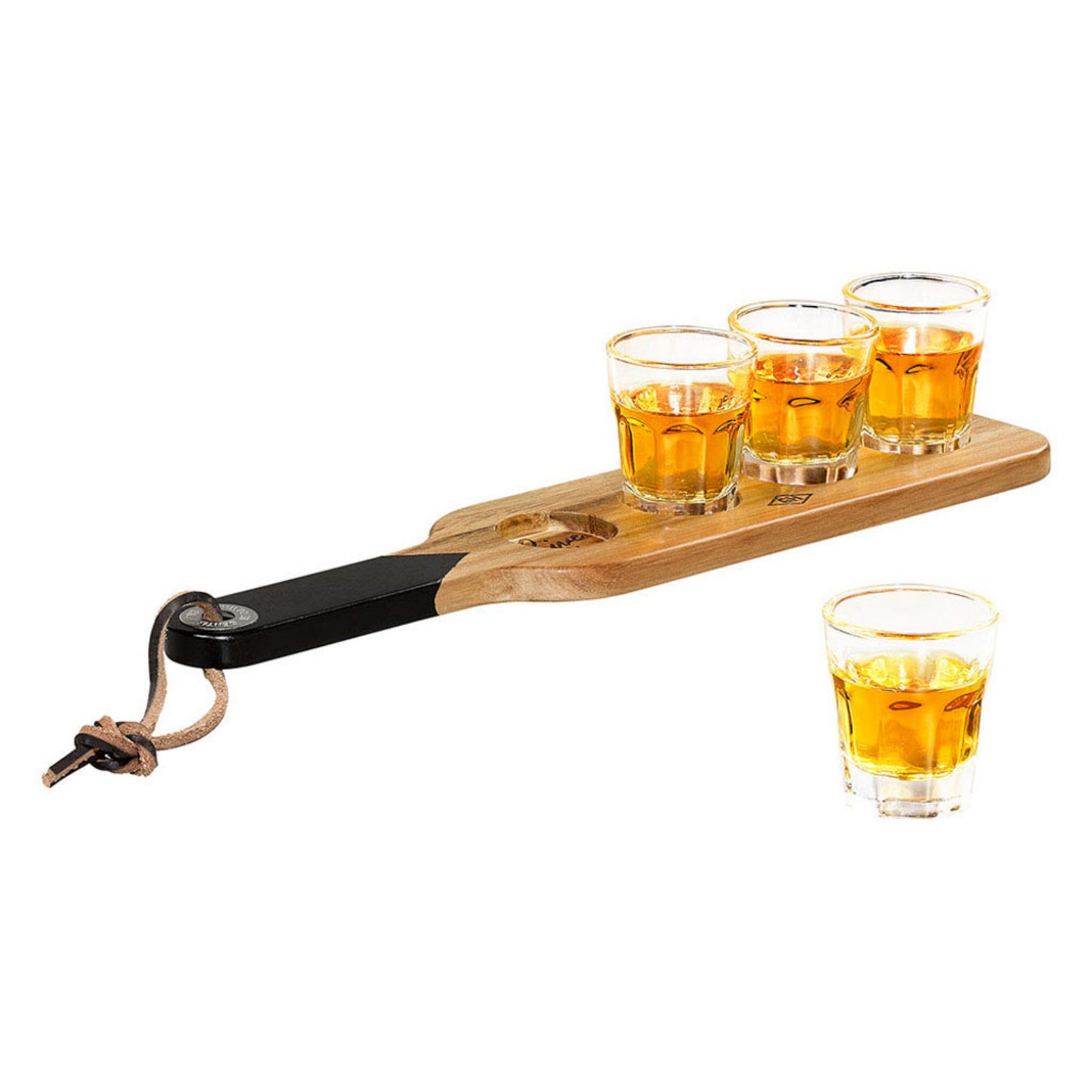 Shot Glass & Serving Paddle Set