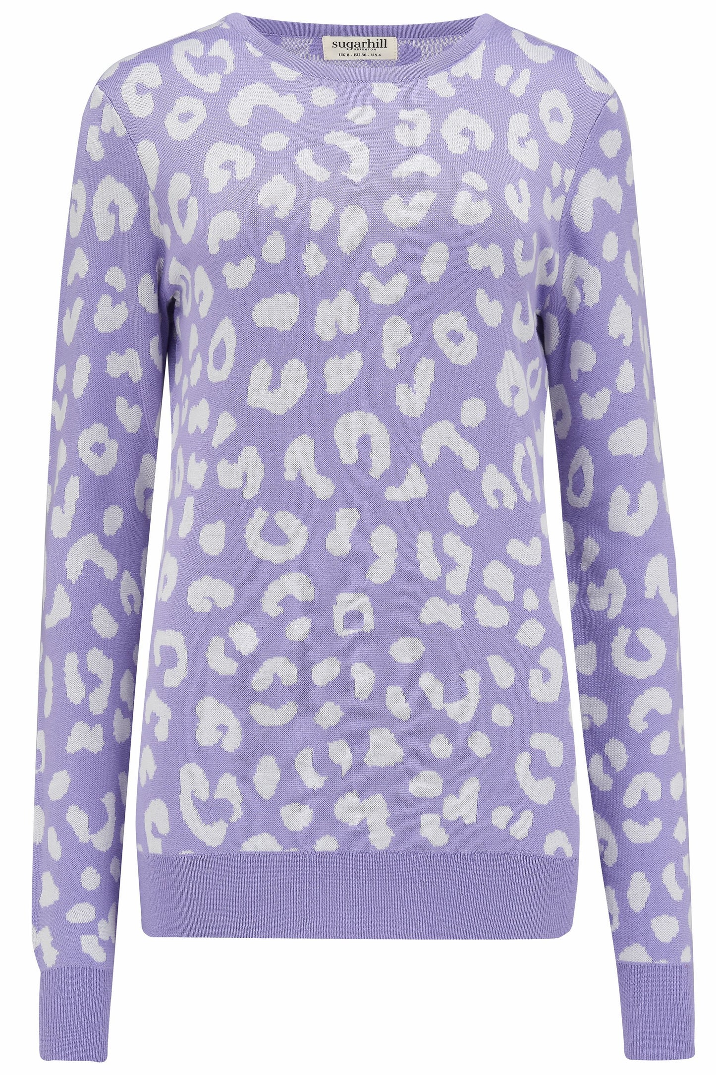 Callie Jumper - Lilac Leopard