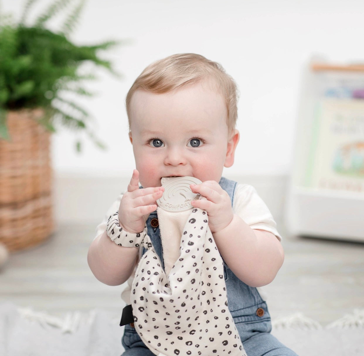 Baby Comforter & Teether - Leopard Spot