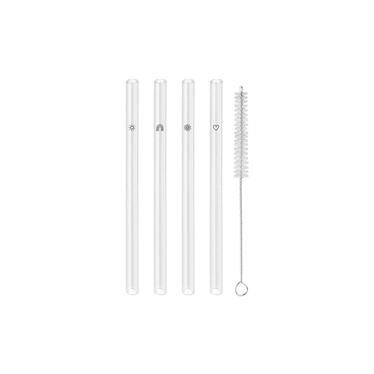 Glass Straw Set - Summer