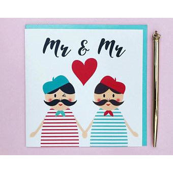 Memelou Mr & Mr Weddding Card (6085464162470)