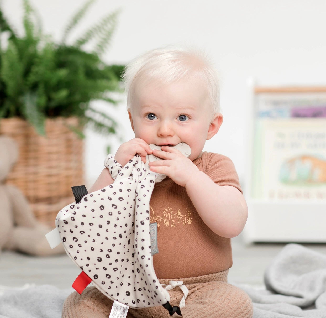 Baby Comforter & Teether - Leopard Spot