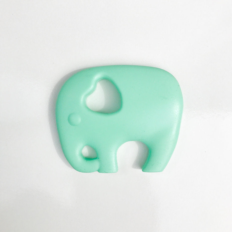 Elephant Teether - Mint Green