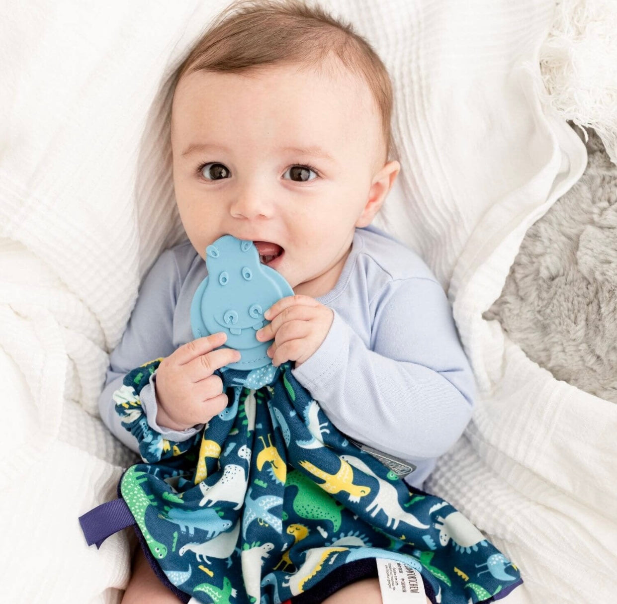 Baby Comforter & Teether - Dinosaur