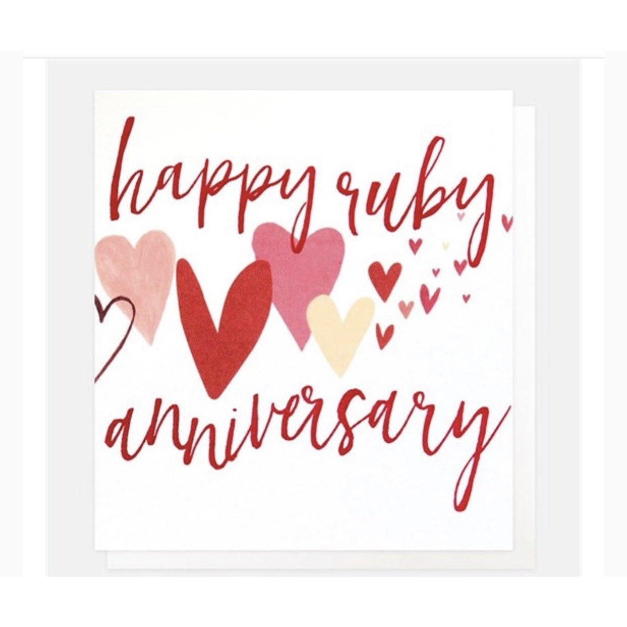 Caroline Gardner Ruby Anniversary Card (6141393764518)