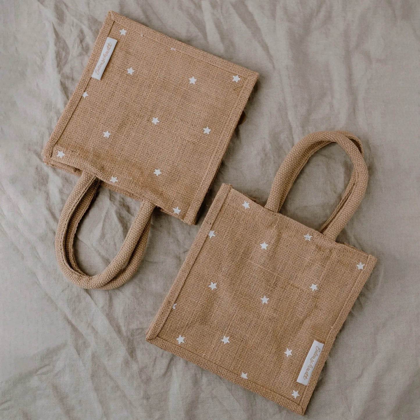 Mini Jute Shopper - Stars