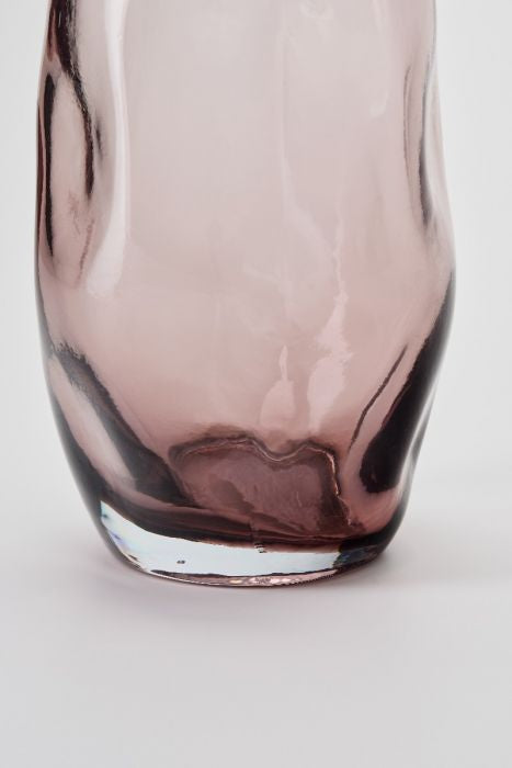 Tall Danish Textured Vase - Plum