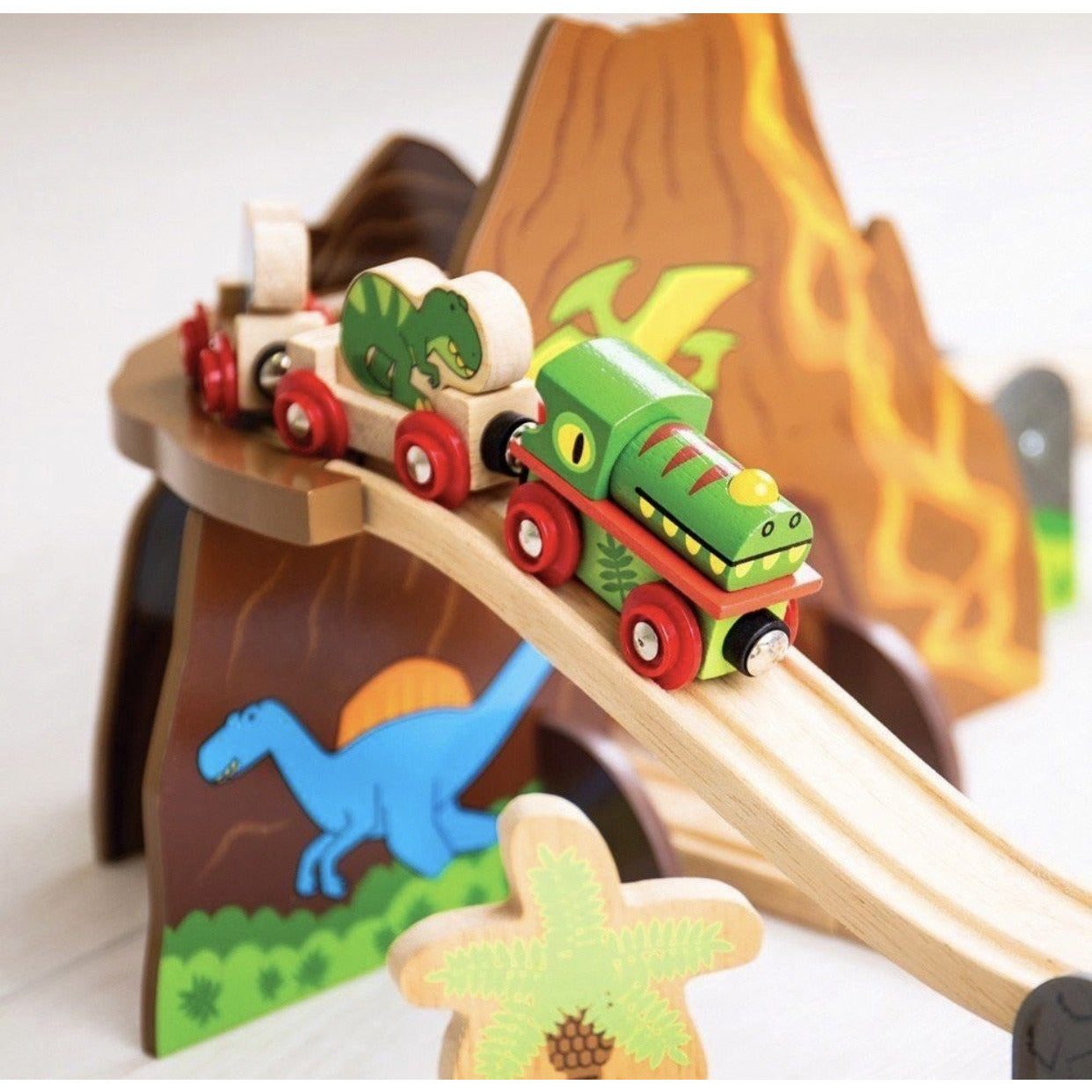 Bigjigs Rail Dinosaur Railway Set (5912776835238)